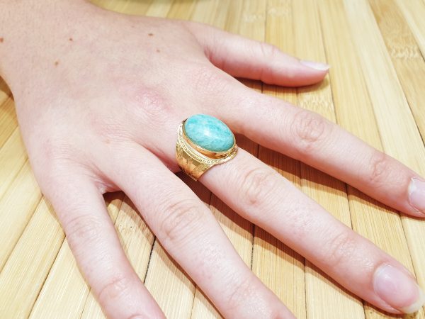 Bague Apis Amazonite maa fantaisie 2
