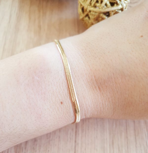 Bracelet Serpent Doré omacoo
