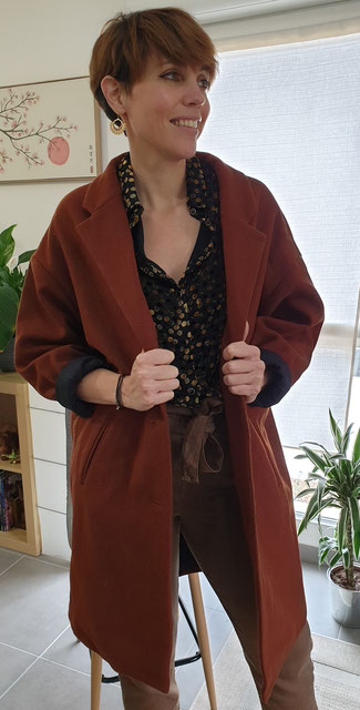 MANTEAU EVAN CARAMEL LA PETITE ETOILE