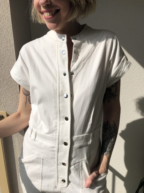 Combinaison Okayama blanc marque laure plus max 5