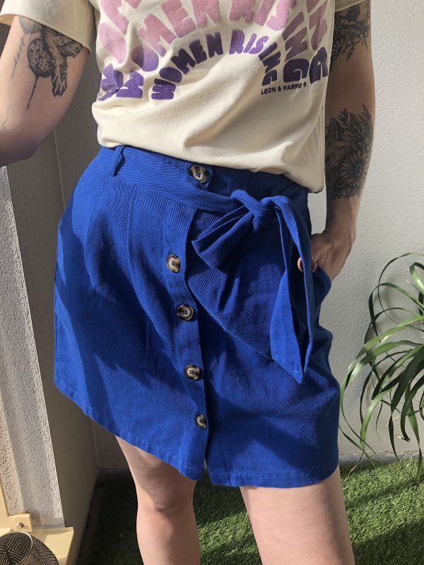 Jupe Daphné Bleu marque ycoo