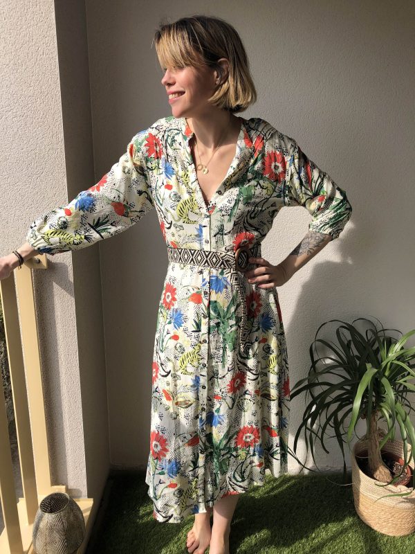Robe Midi Wild Empire marque pom amsterdam 2