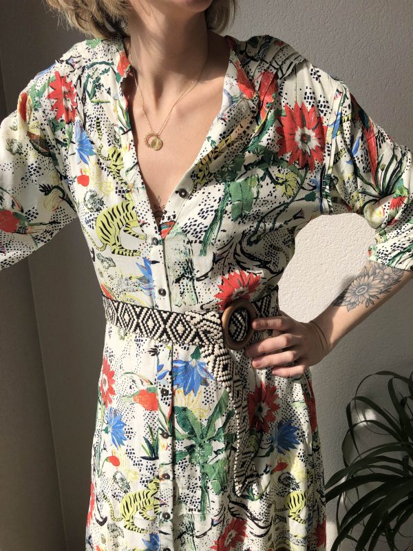 Robe Midi Wild Empire marque pom amsterdam 4