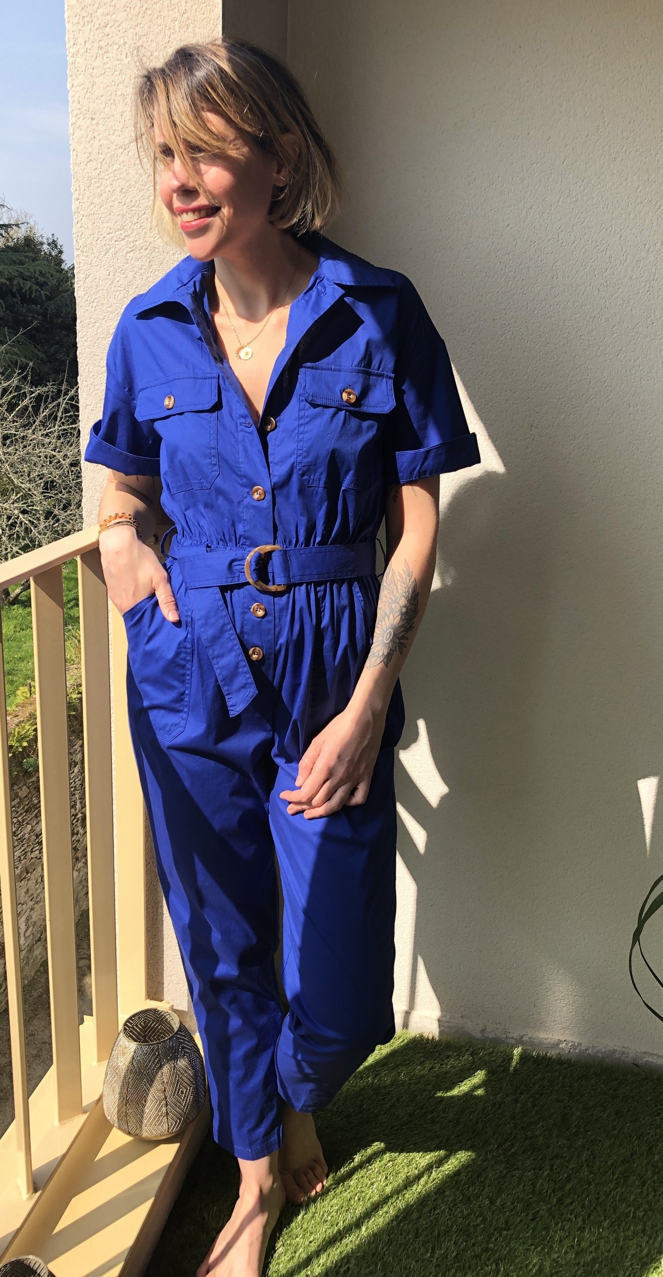 combinaison Heloise Bleu marque FRNCH 3