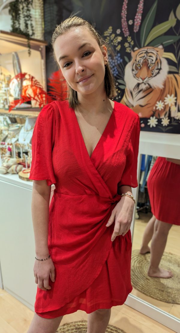 Robe Irina Rouge MARQUE YCOO