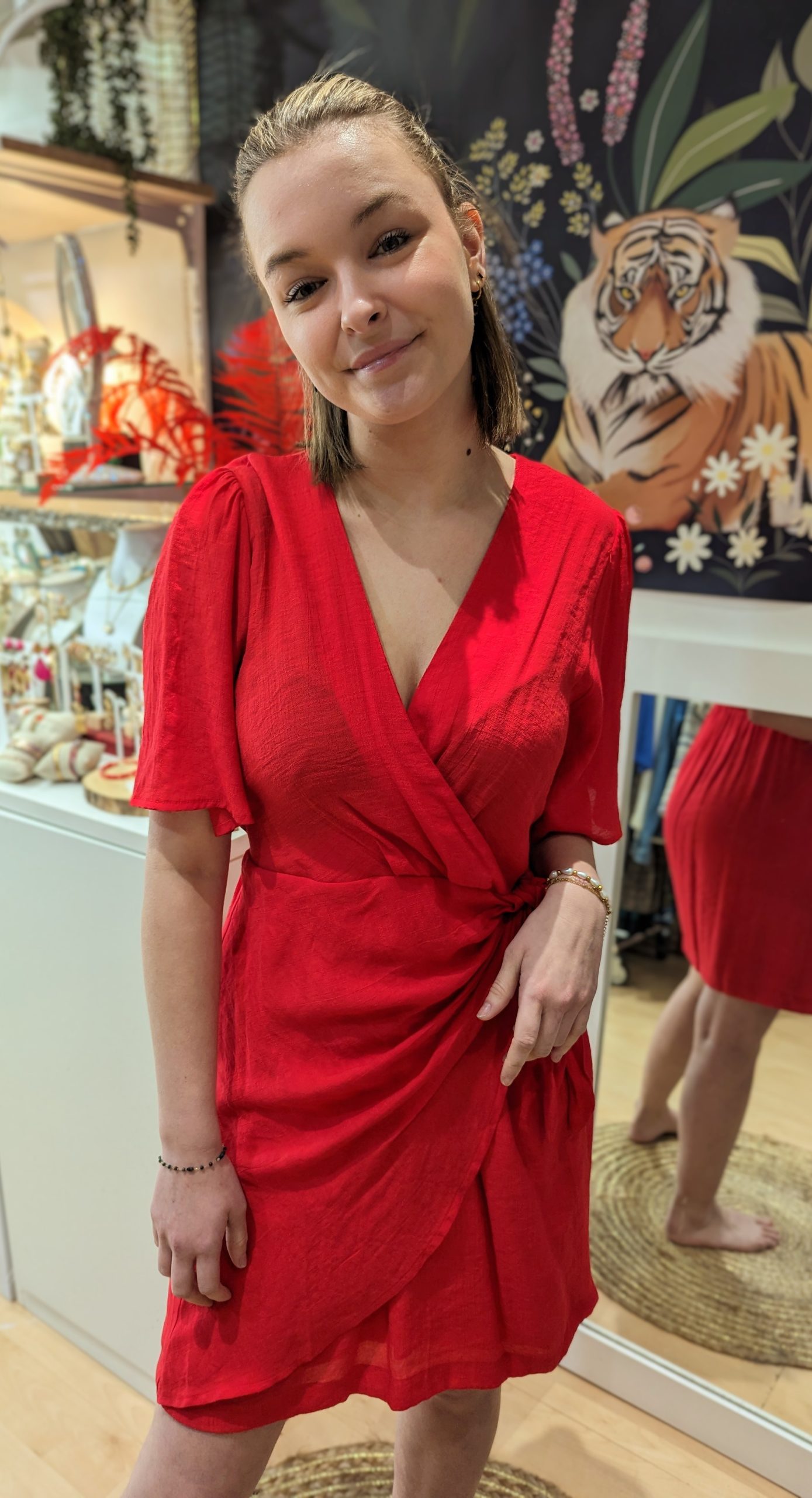 Robe Irina Rouge MARQUE YCOO