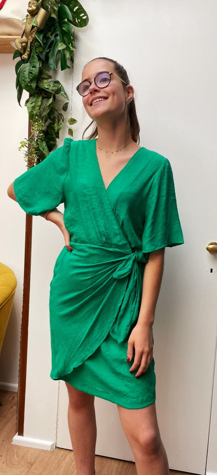 Robe Irina Vert MARQUE YCOO