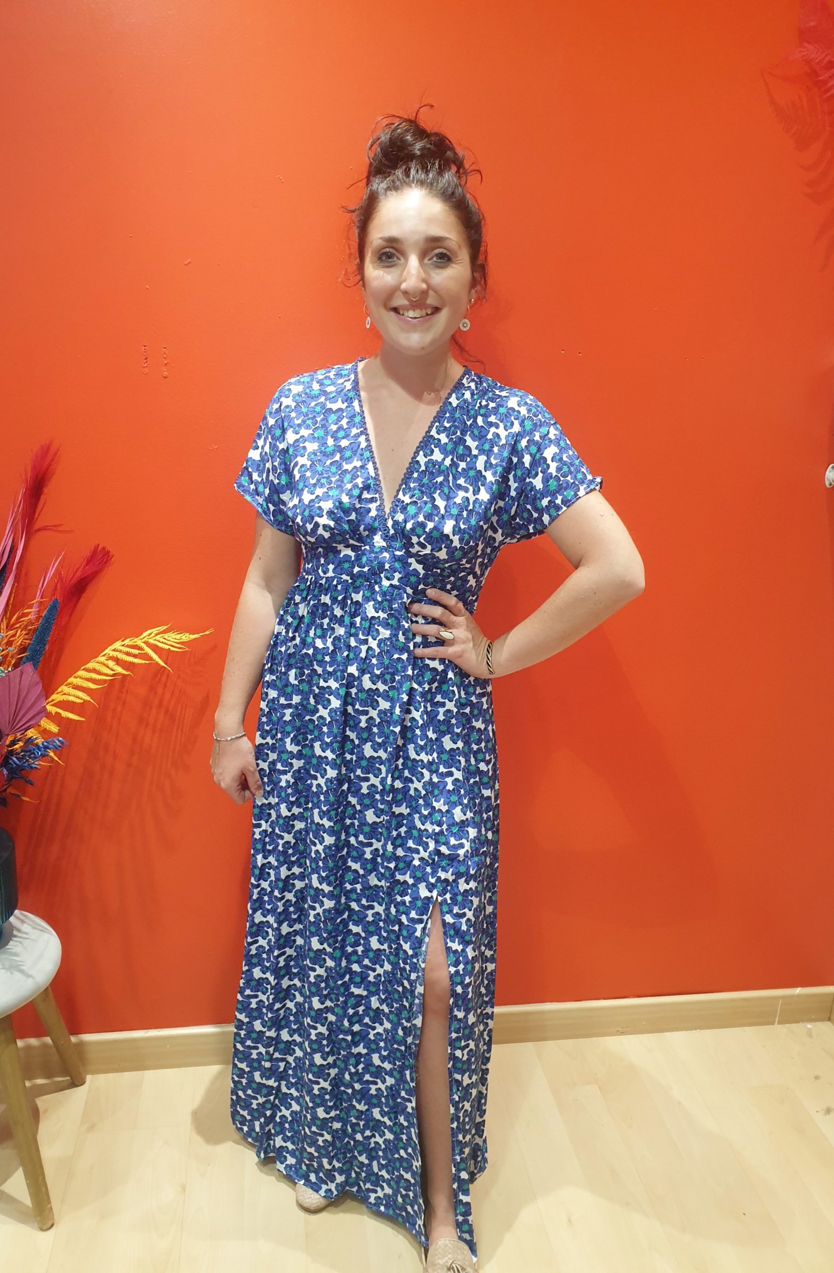 robe nina bleu marque by one