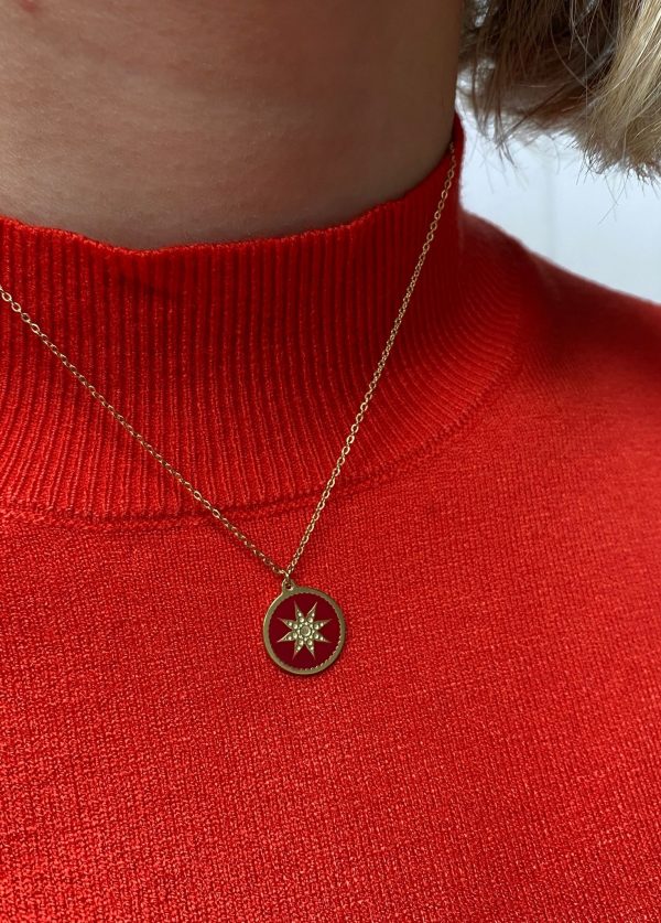 collier léto bijoux rouge marque omacoo