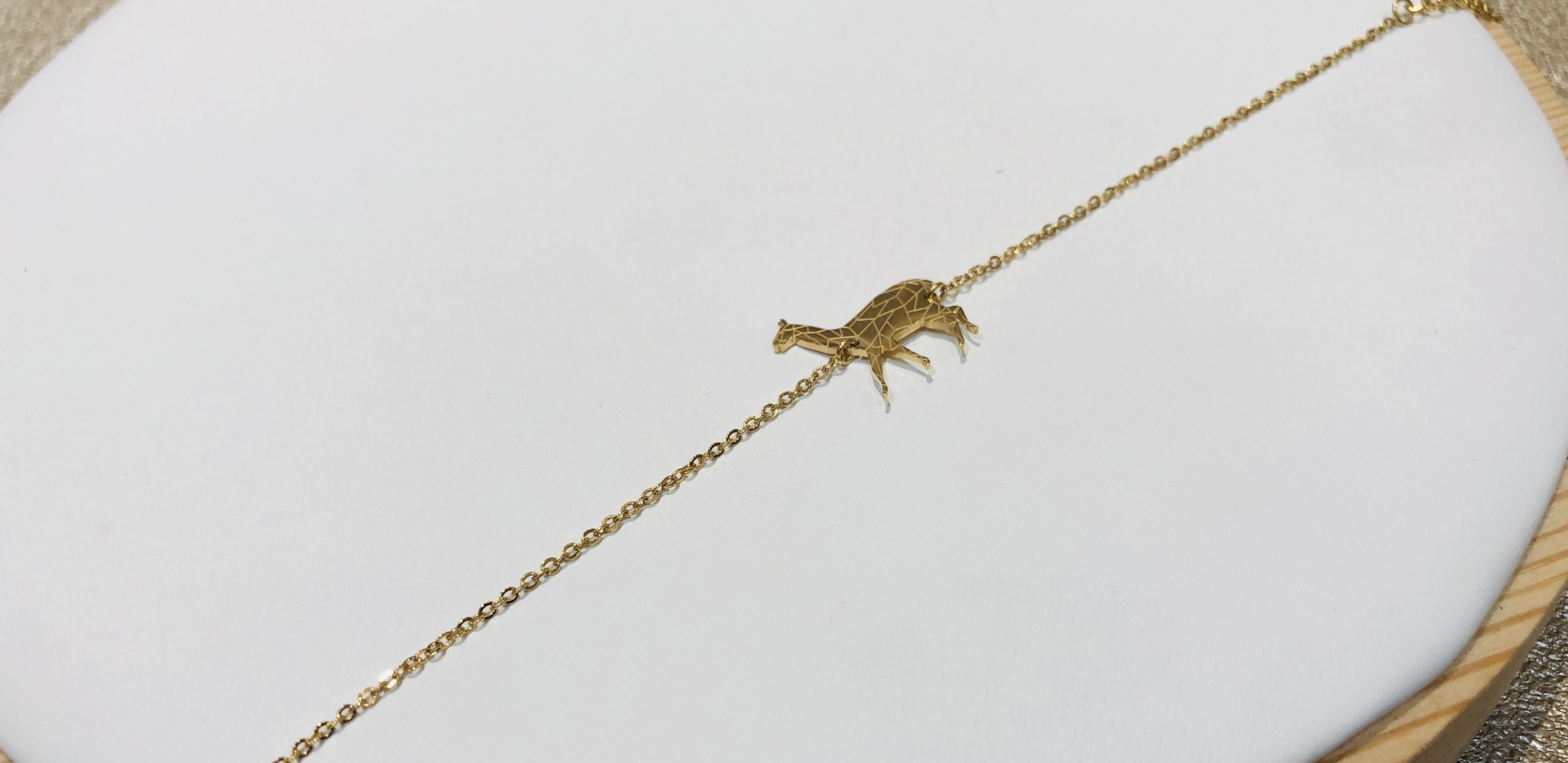 Bracelet girafe Doré bijoux omacoo