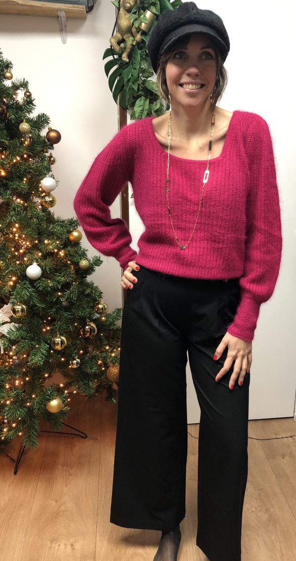 pantalon à pinces noir marque YCOO