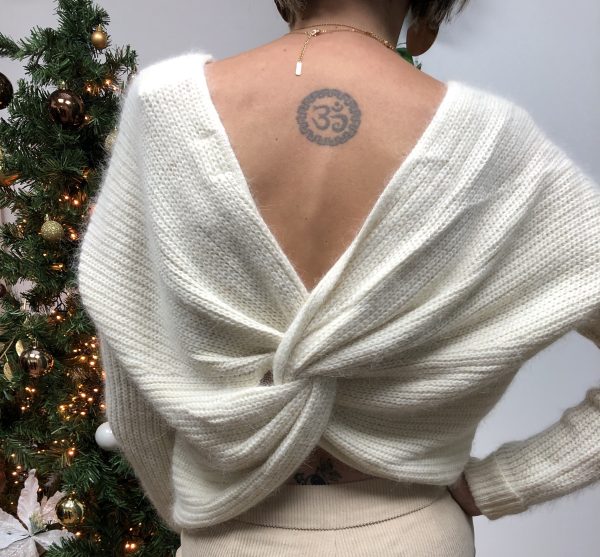 pull kiwi ecru marque garance