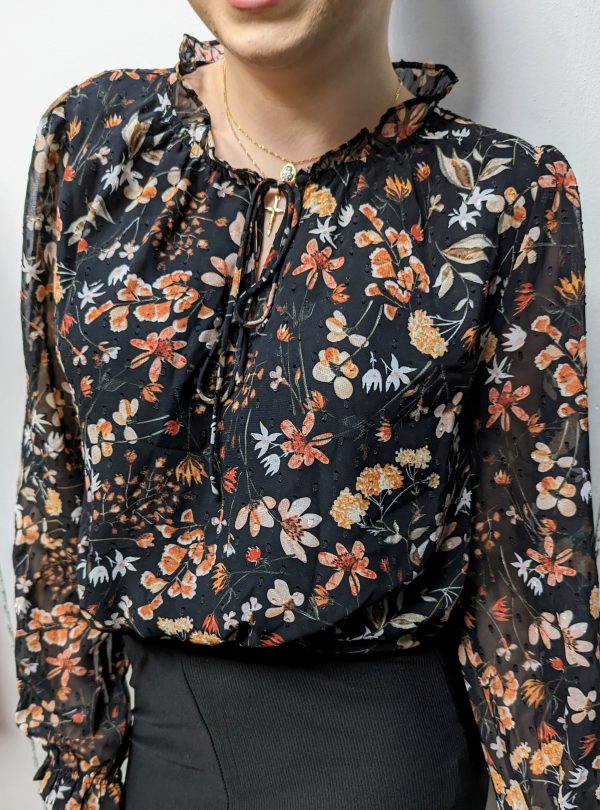 BLOUSE ROSIE marque YCOO marron
