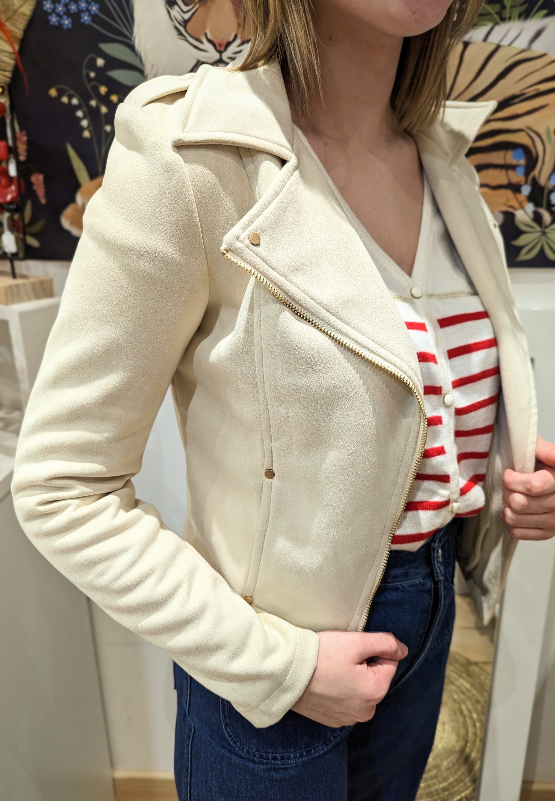 Perfecto Whitney ivoire MARQUE YCOO BOUTIQUE MA FANTAISIE