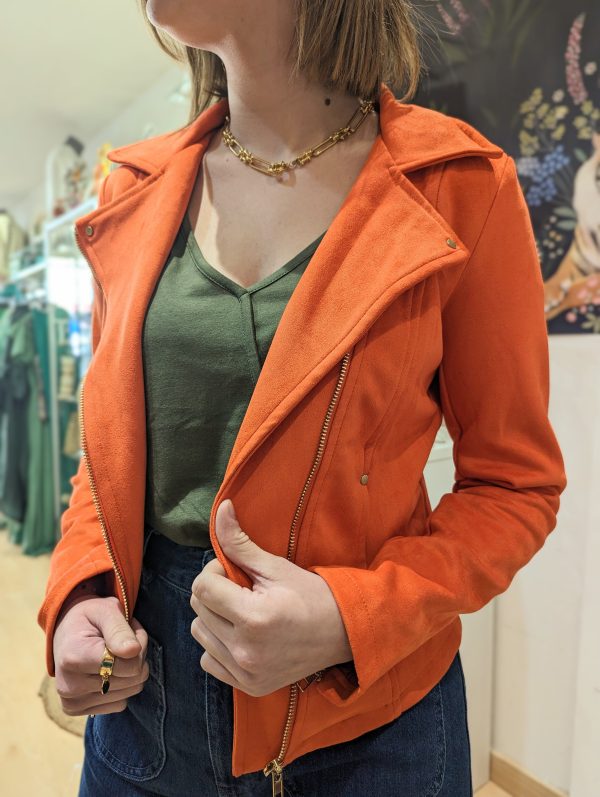 Perfecto Whitney orange MARQUE YCOO BOUTIQUE MA FANTAISIE