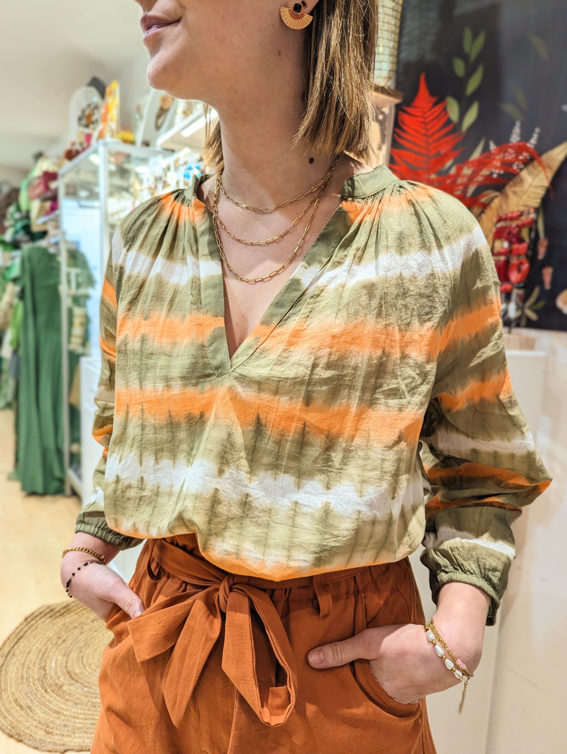 blouse Neroli tie & dye marque garance