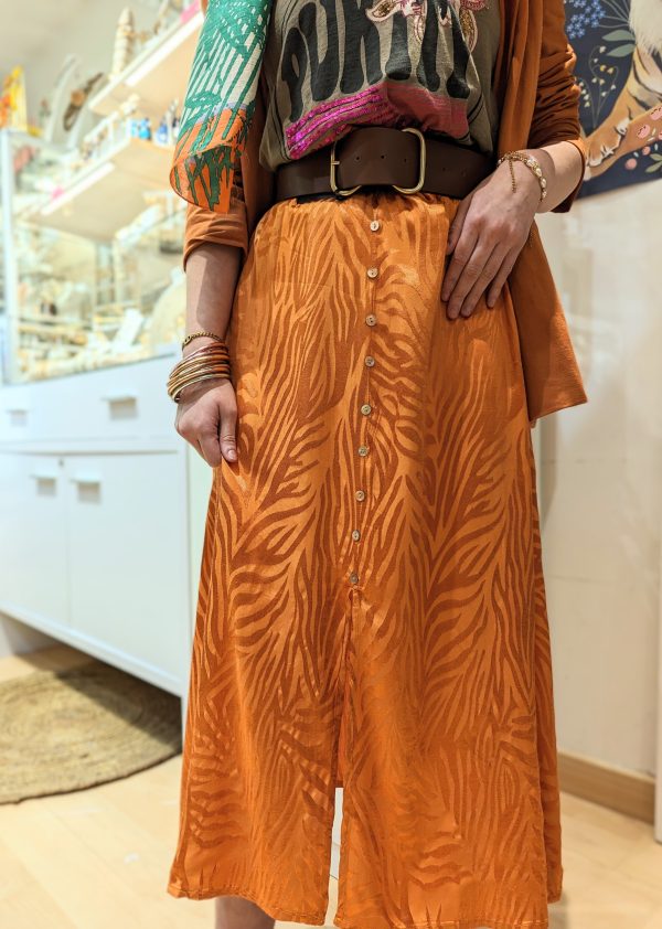 jupe lucile jacquard satiné marque garance