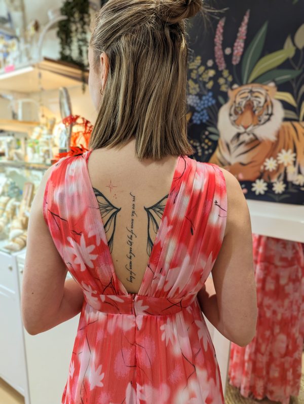 ROBE BLAKE rose MARQUE OPULLENCE FABRICATION FRANCAISE