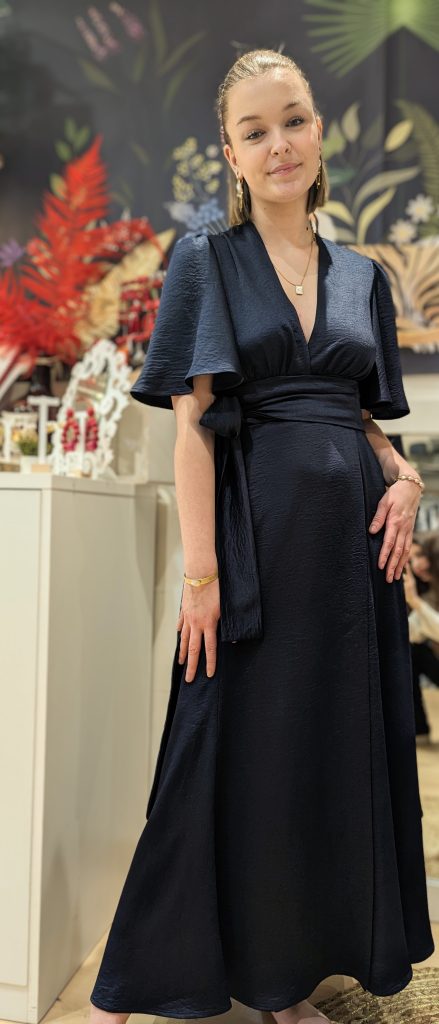 robe emma marine marque jane wood fabrication française