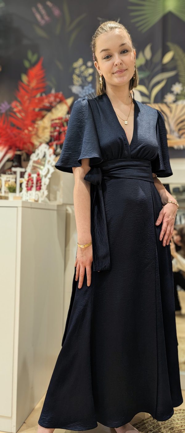 robe emma marine marque jane wood fabrication française