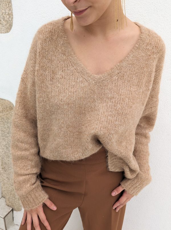 Pull Isidora Beige marque louizon