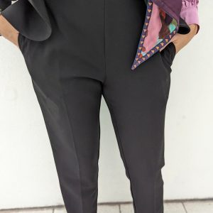 pantalon maréchal marque hyppocampe tailleur noir fabrication française